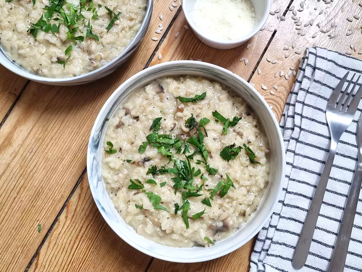 Hubové rizoto s Thermomixom - foto 3
