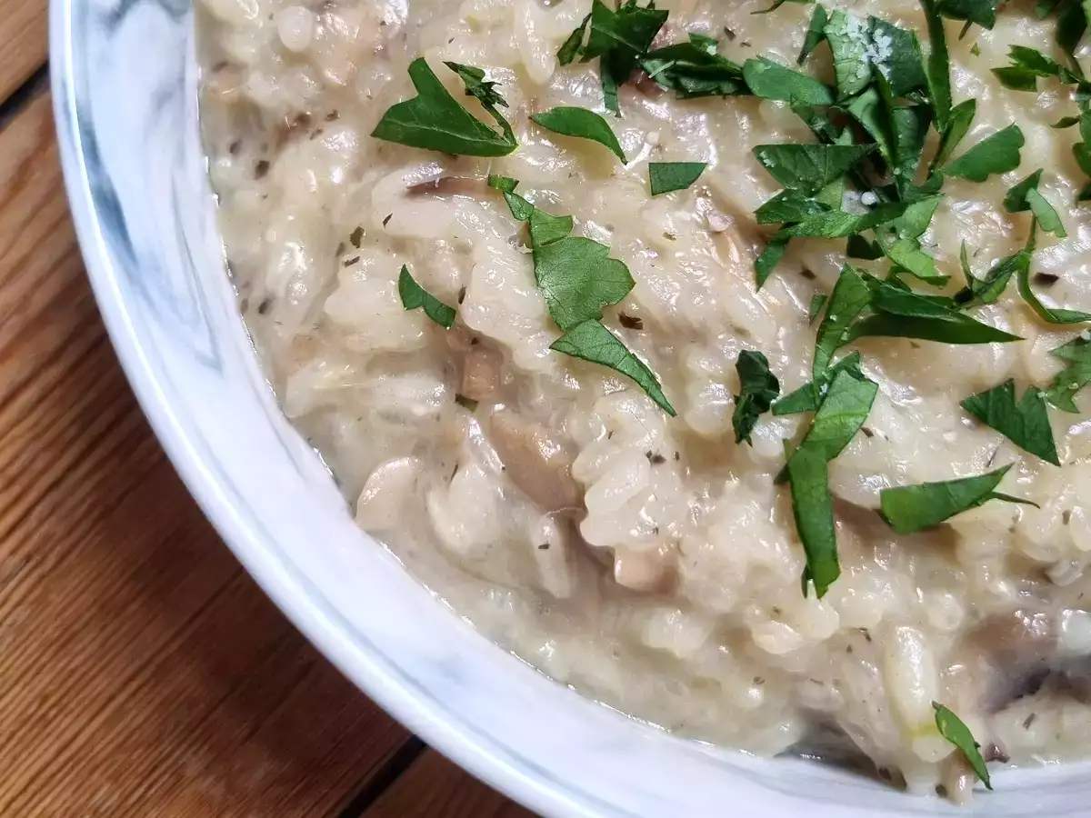 Hubové rizoto s Thermomixom - foto 4
