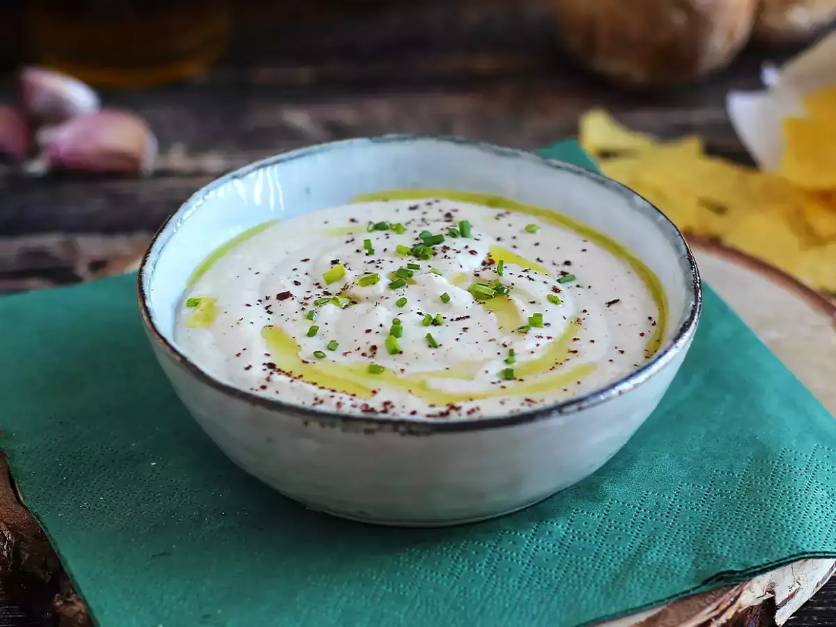 Hummus z bielej fazule a kokosového mlieka - foto 2