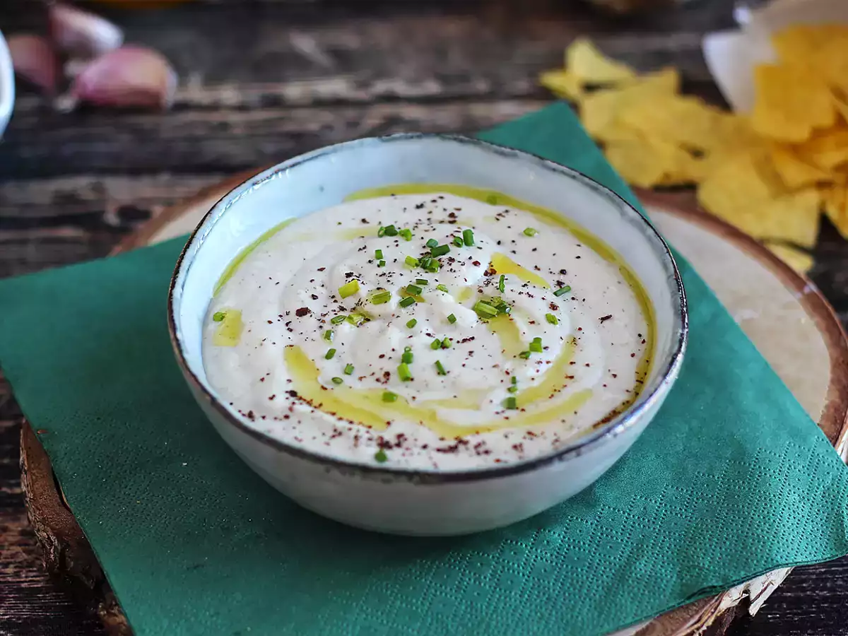 Hummus z bielej fazule a kokosového mlieka - foto 3