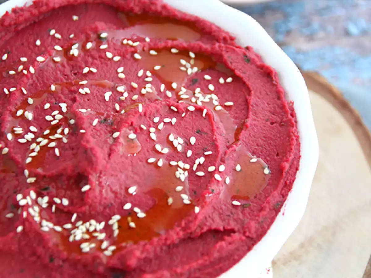 Hummus z červenej repy - foto 2