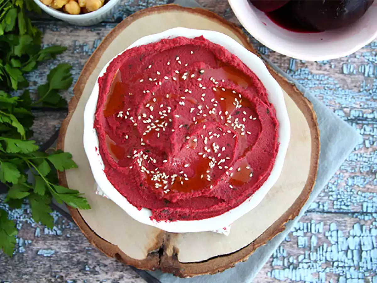 Hummus z červenej repy - foto 3