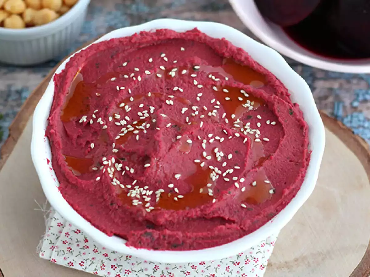 Hummus z červenej repy - foto 4