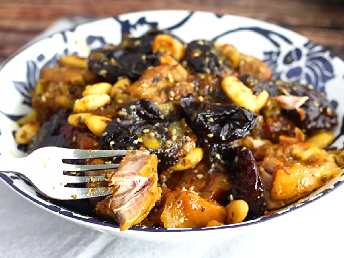 Jahňací tajine so sušenými slivkami (postup a video) - foto 4