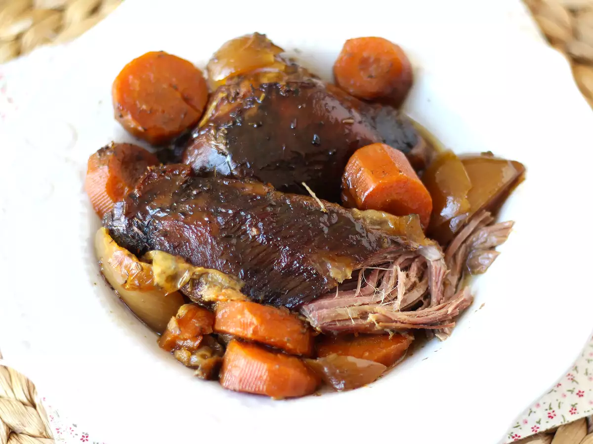 Jahňacie stehno v 7 hodín: veľmi jednoduchý recept - foto 2