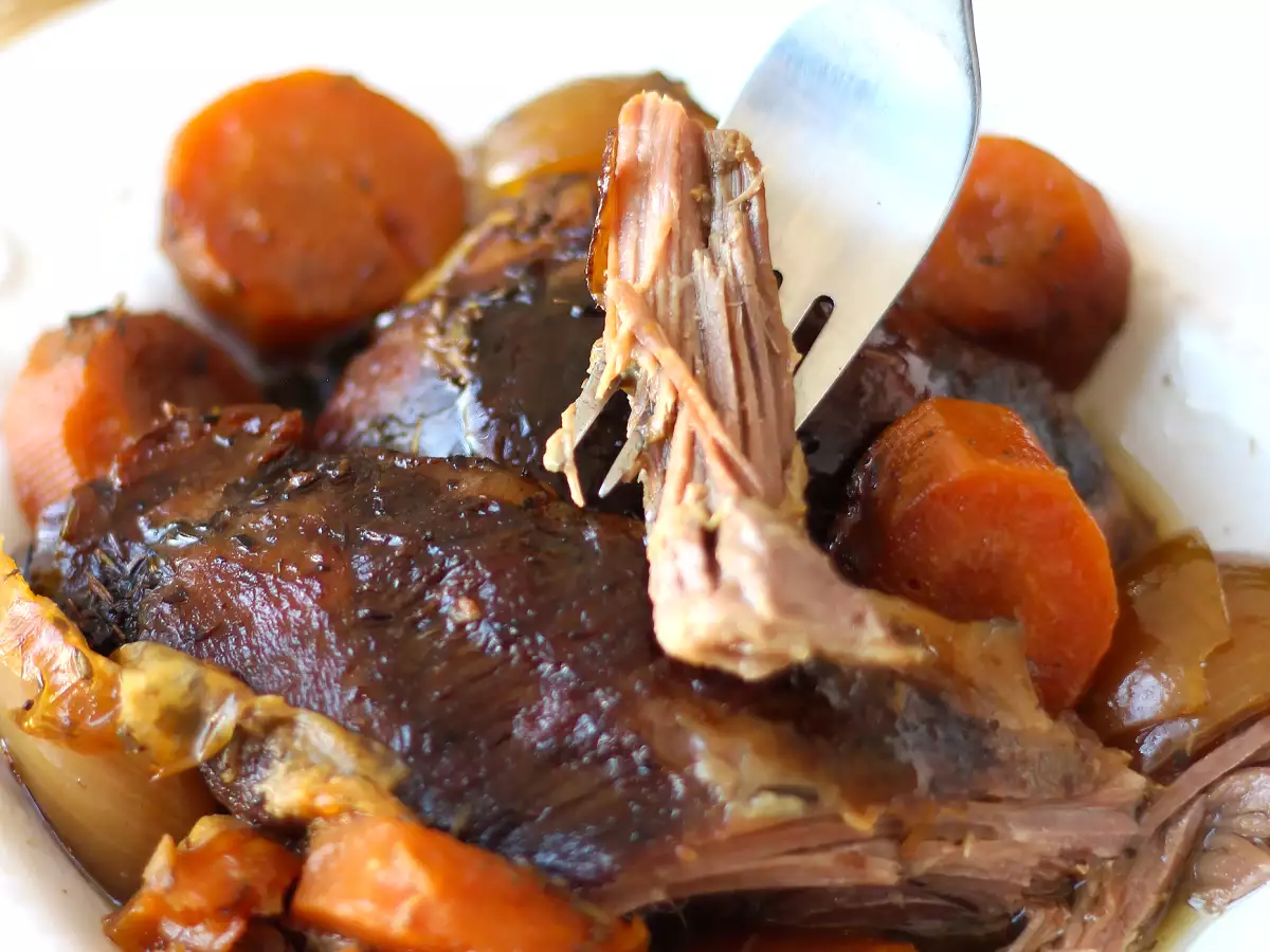 Jahňacie stehno v 7 hodín: veľmi jednoduchý recept - foto 5