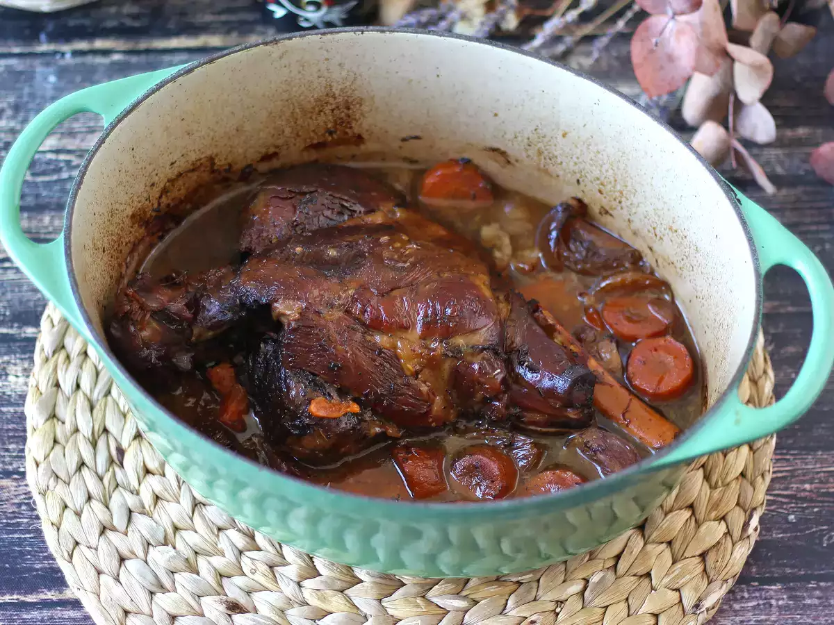 Jahňacie stehno v 7 hodín: veľmi jednoduchý recept - foto 6