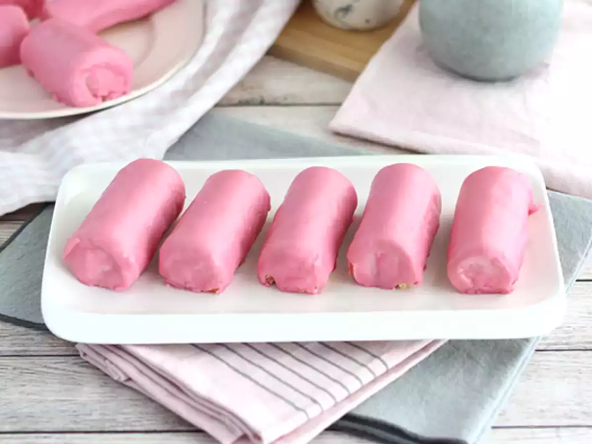 Jahodové mini rožky, Pink Panthers - foto 2