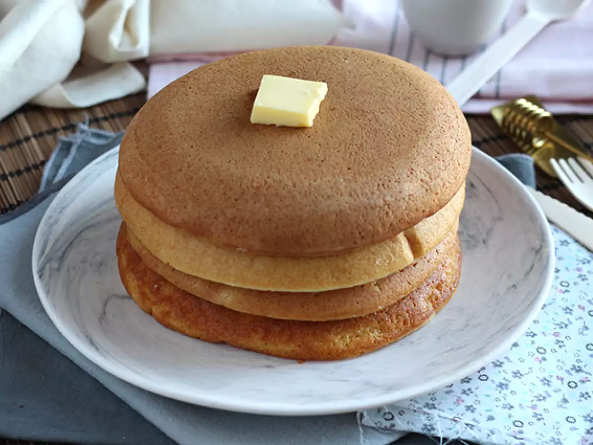 Japonské palacinky. Nadýchané palacinky - foto 3