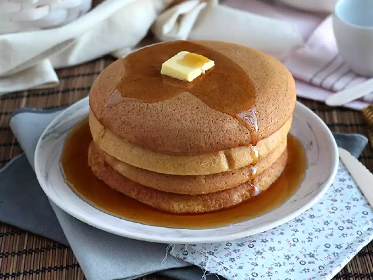 Japonské palacinky. Nadýchané palacinky - foto 4