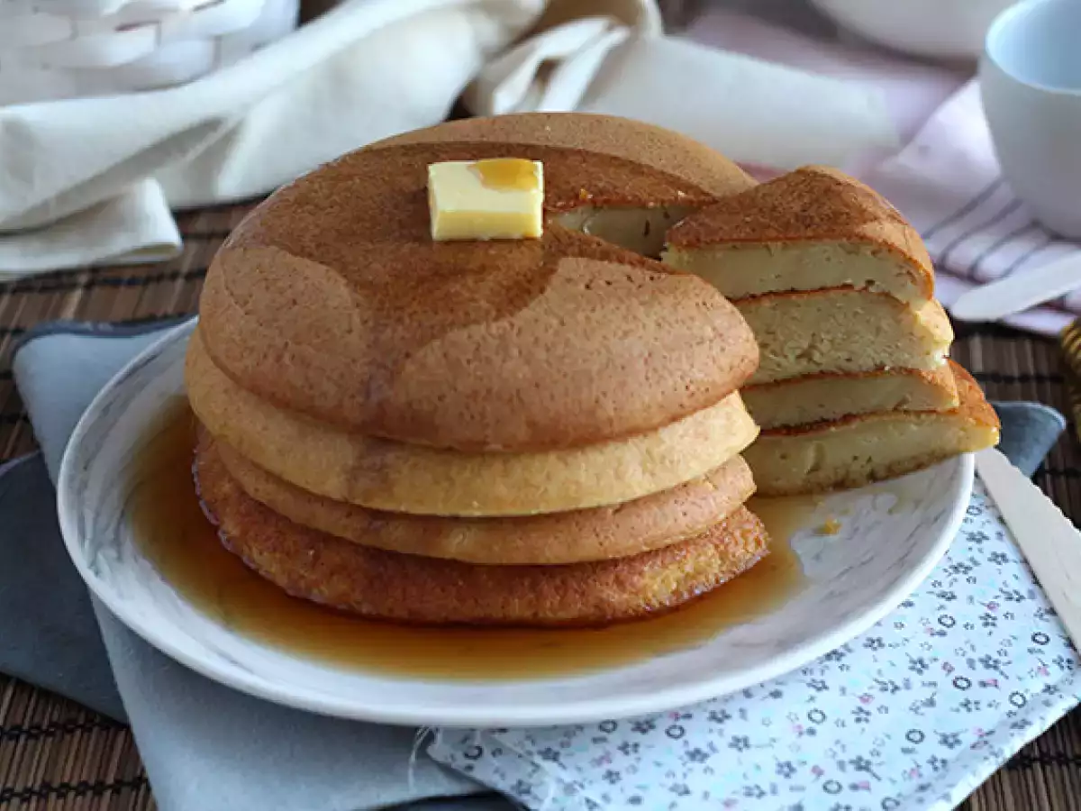Japonské palacinky. Nadýchané palacinky - foto 5