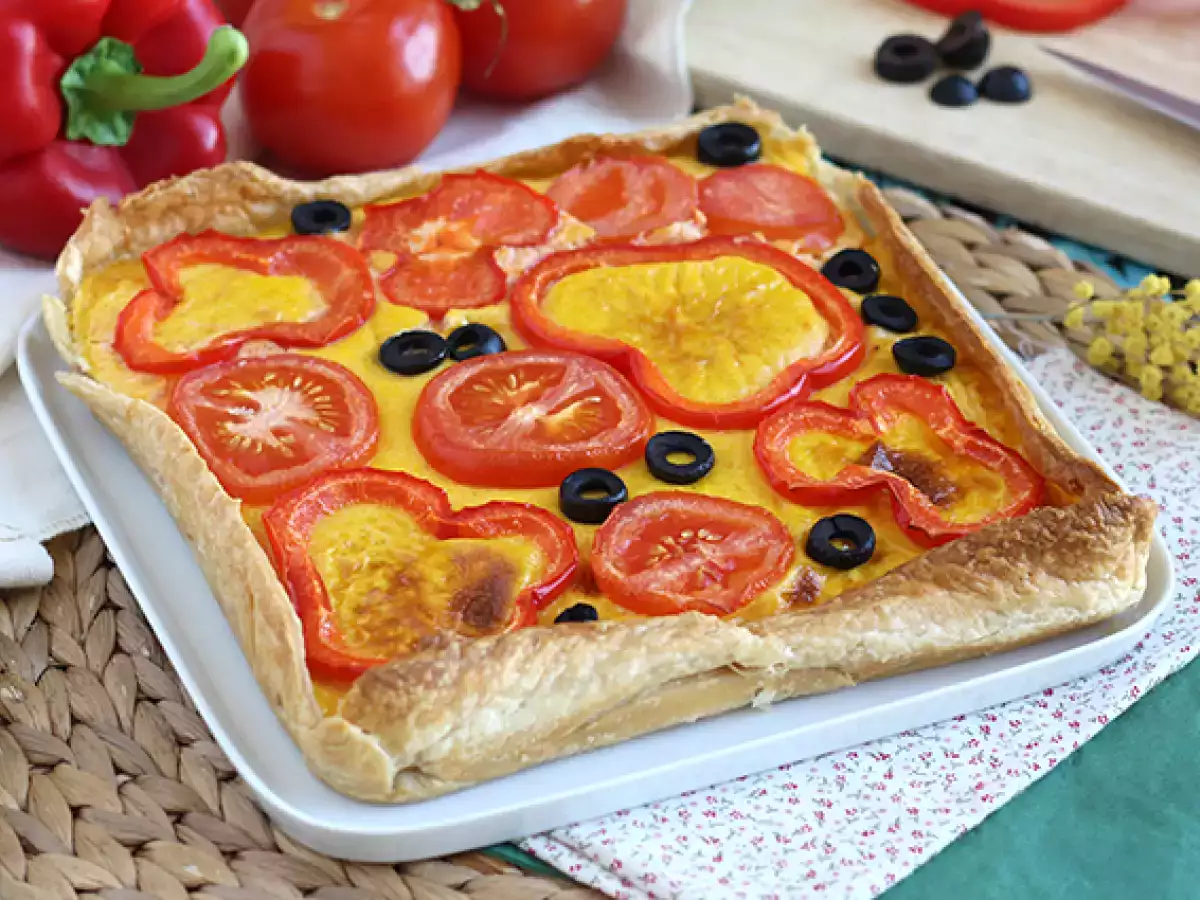 Jarný mrkvový quiche
