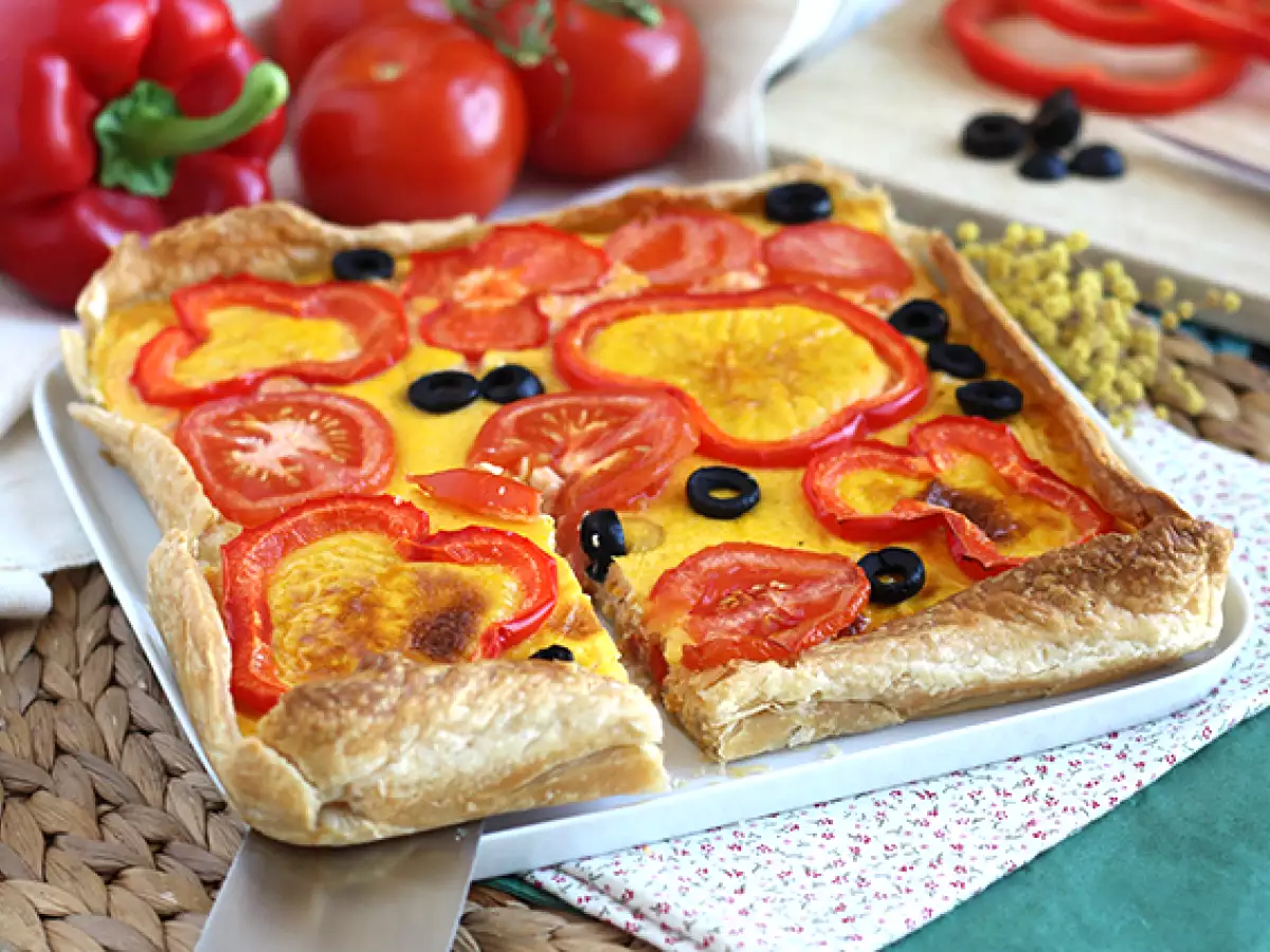 Jarný mrkvový quiche - foto 3