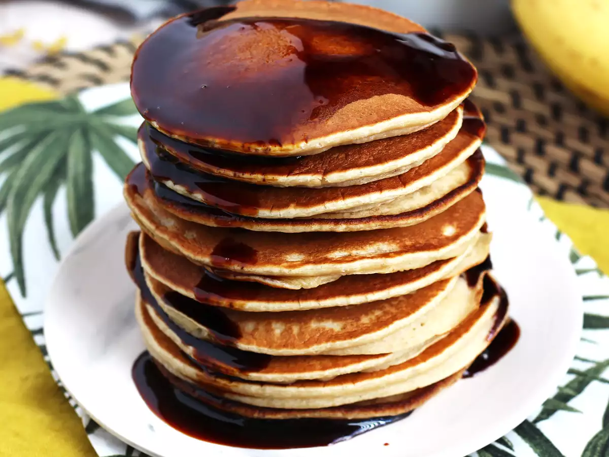 Jednoduché banánové palacinky - foto 3