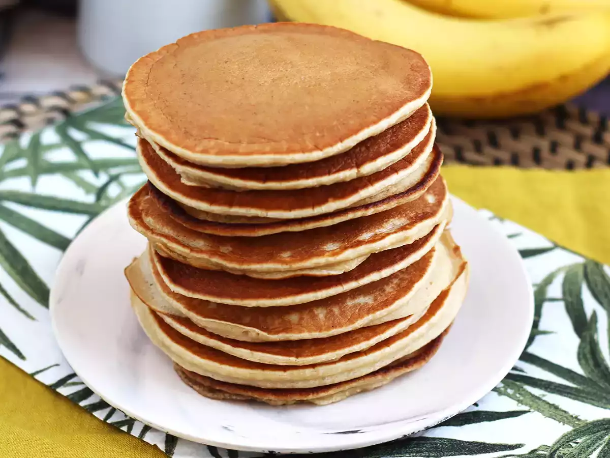 Jednoduché banánové palacinky - foto 4