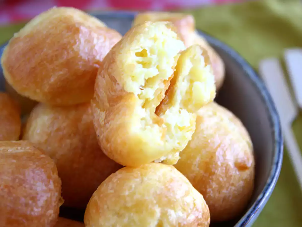 Jednoduché syrové gougères - foto 2