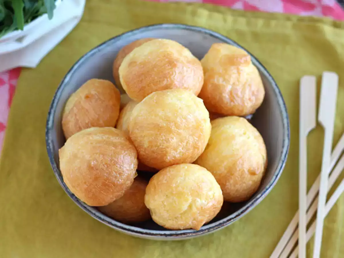 Jednoduché syrové gougères - foto 3