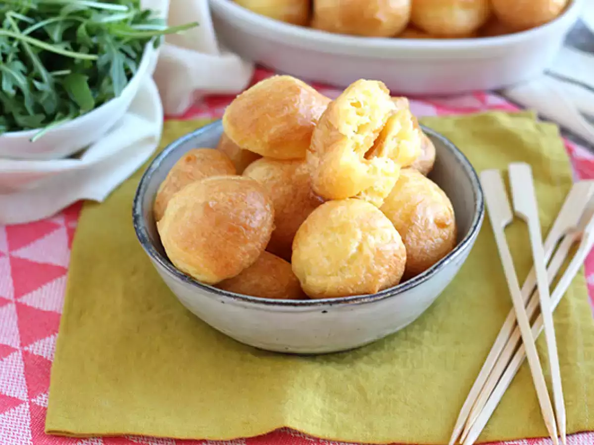 Jednoduché syrové gougères - foto 4