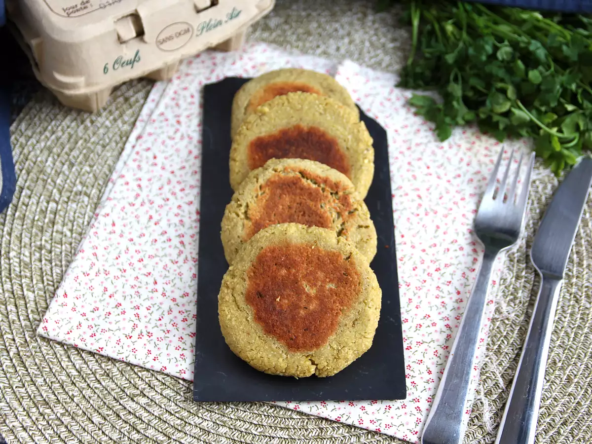 Jednoduché tofu placky na vegetariánske jedlo