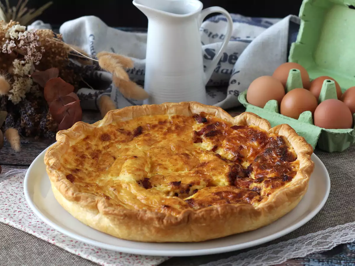 Jednoduchý domáci quiche lorraine recept - foto 2