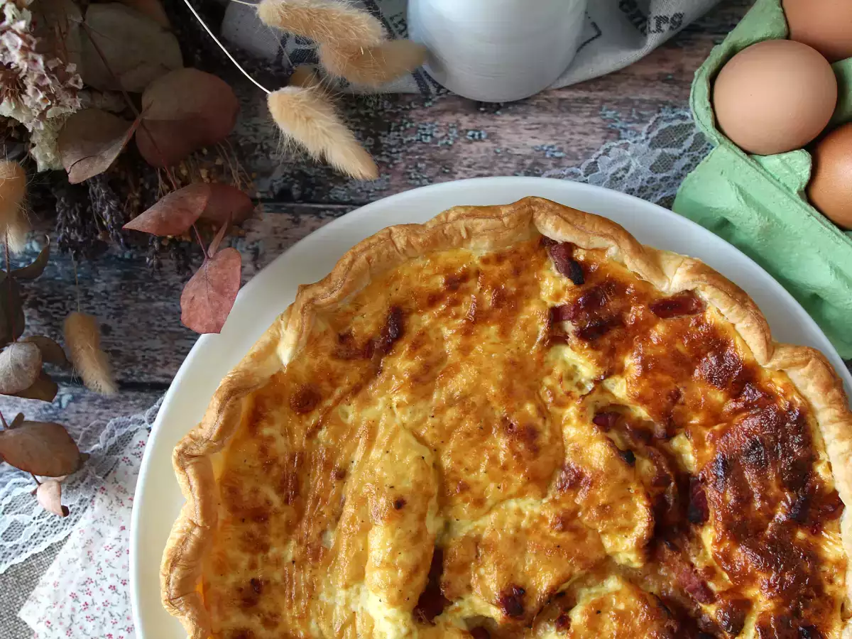 Jednoduchý domáci quiche lorraine recept - foto 6