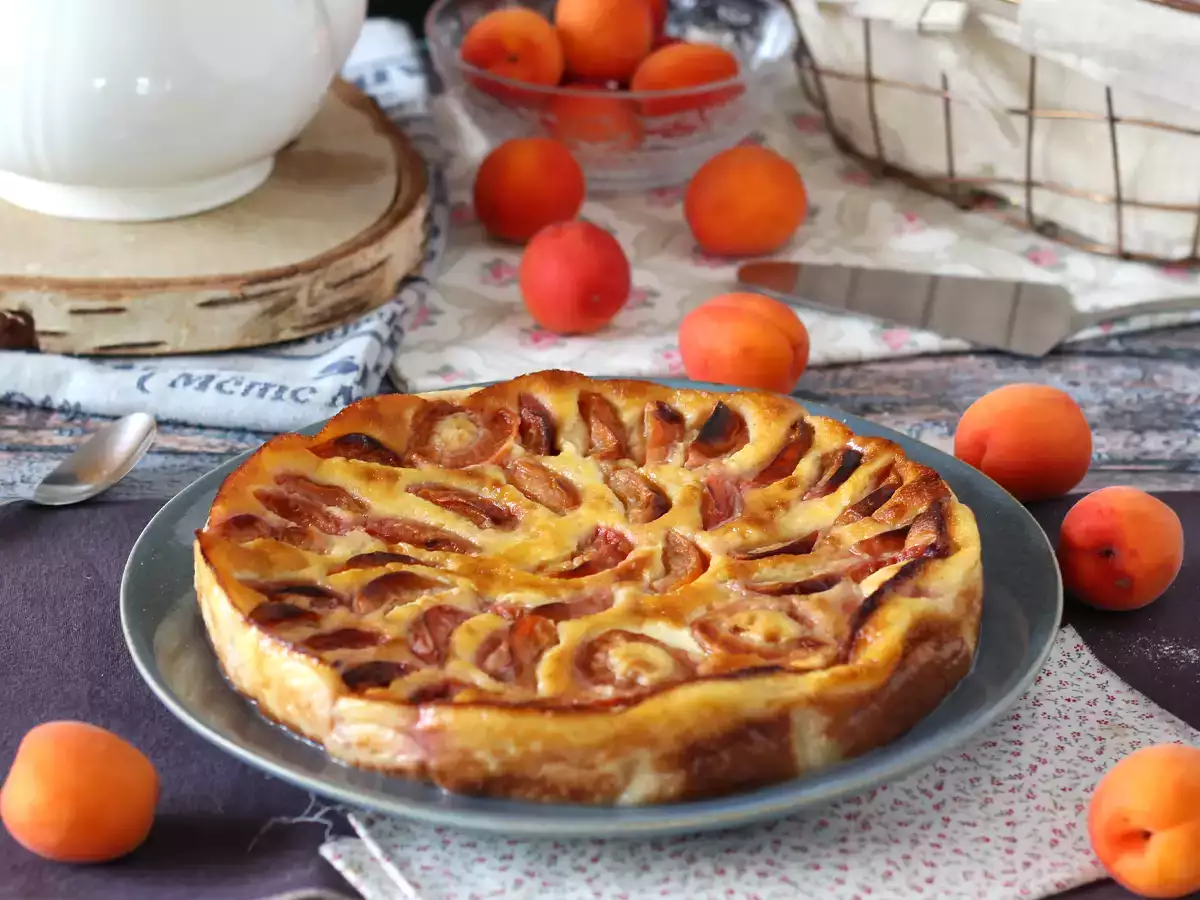 Jednoduchý marhuľový clafoutis - foto 7
