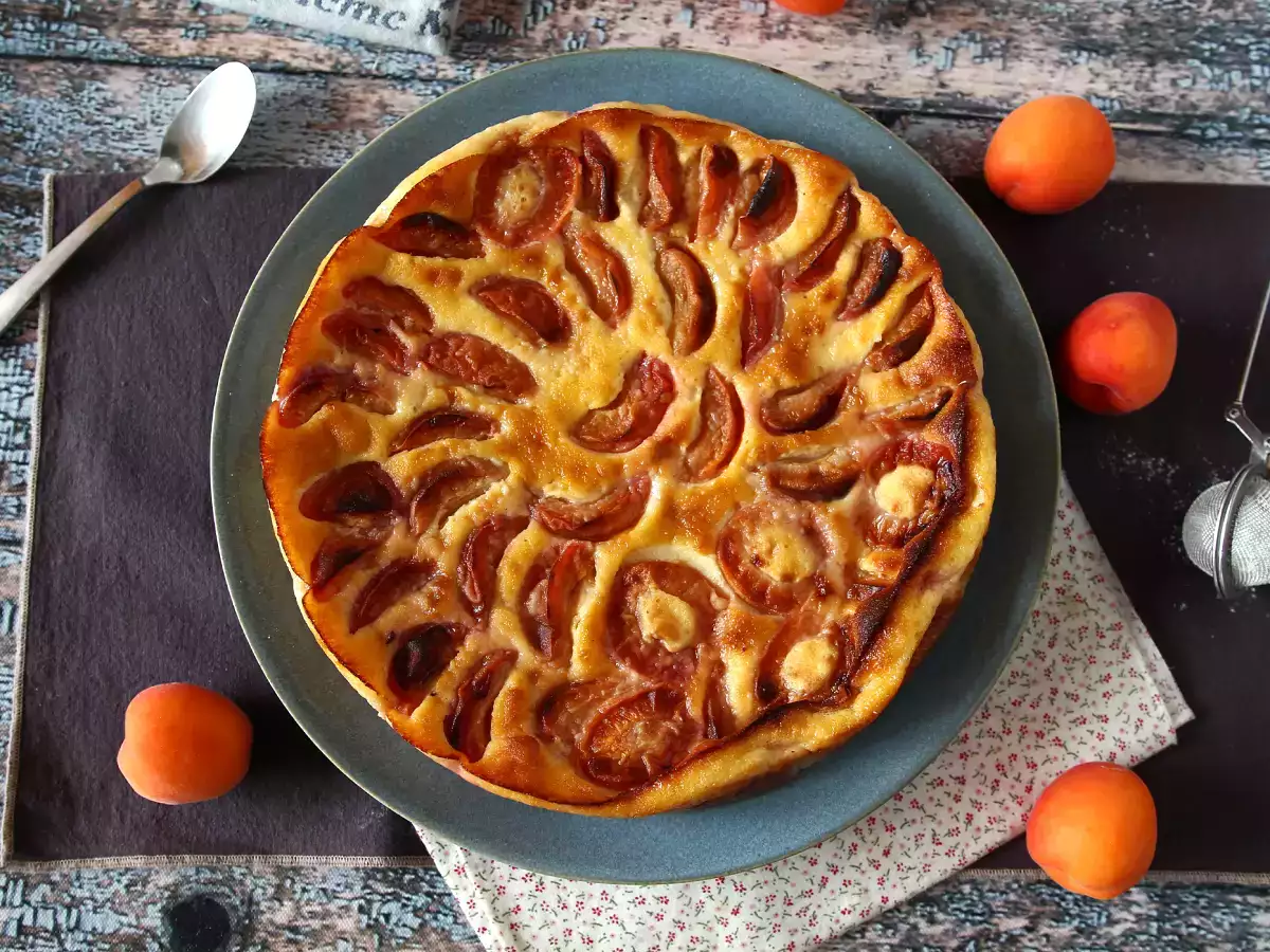 Jednoduchý marhuľový clafoutis - foto 8