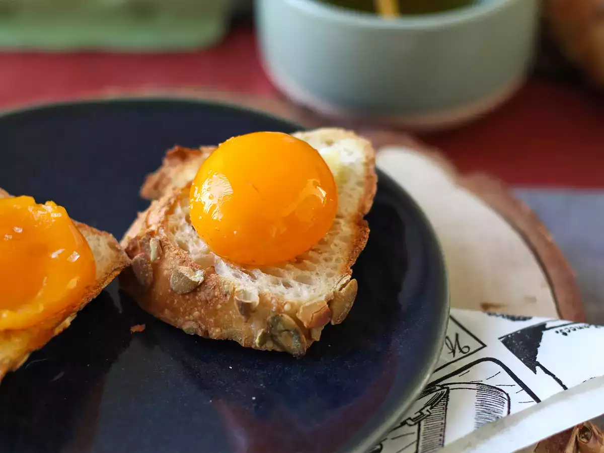 Kandizované vaječné žĺtky s nátierkou Air Fryer - foto 4