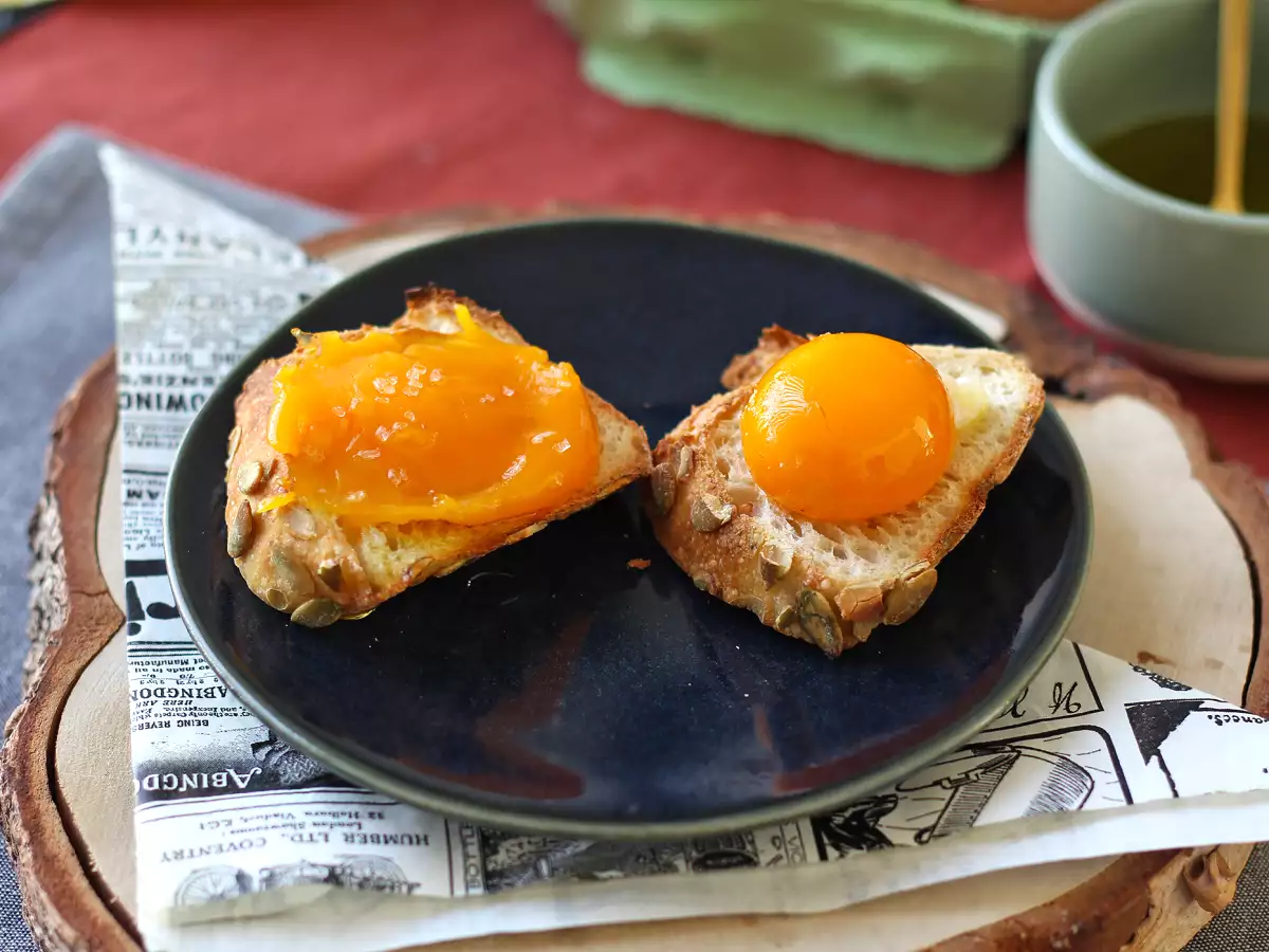 Kandizované vaječné žĺtky s nátierkou Air Fryer - foto 6