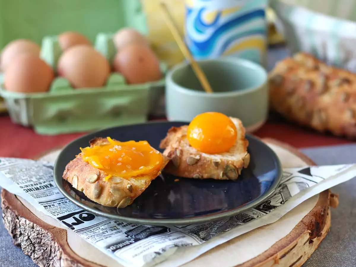 Kandizované vaječné žĺtky s nátierkou Air Fryer - foto 7