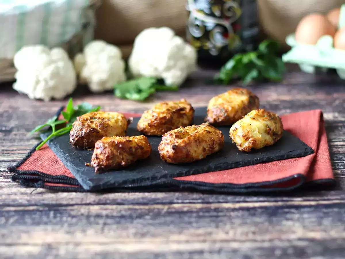 Karfiolové mäsové guľky vo fritéze: úsporný a vegetariánsky recept - foto 2