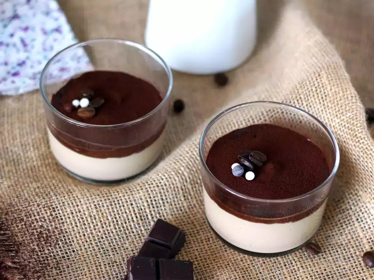 Kávový krém s ganache a kakaom - foto 3