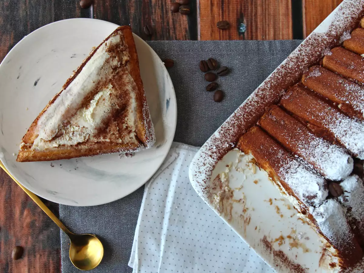 Kladka v tvare tiramisu bez formy pre milovníkov kávy - foto 4