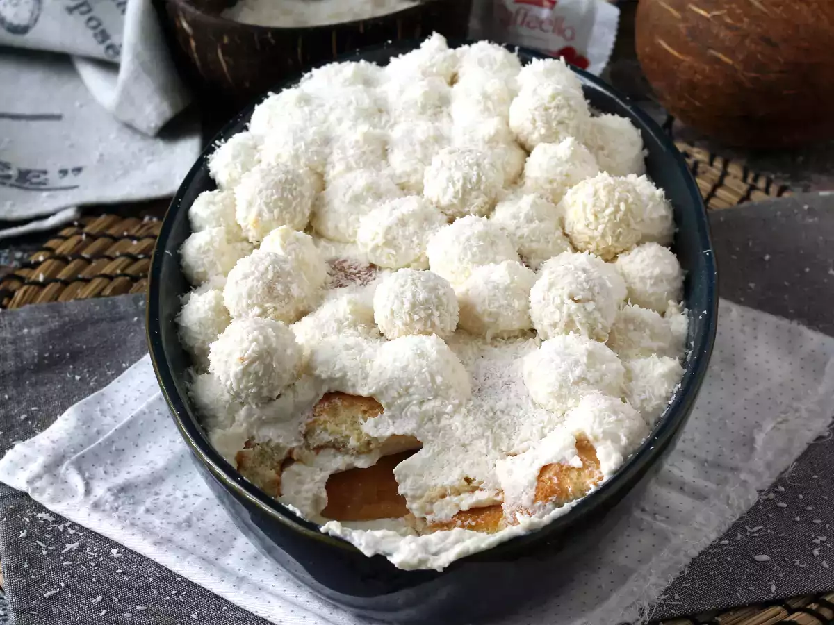 Kokosové tiramisu s Raffaellom - foto 6