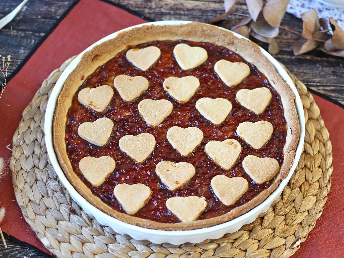 Koláč s jahodovým džemom: klasický recept na krehké pečivo (aj srdcia) - foto 5