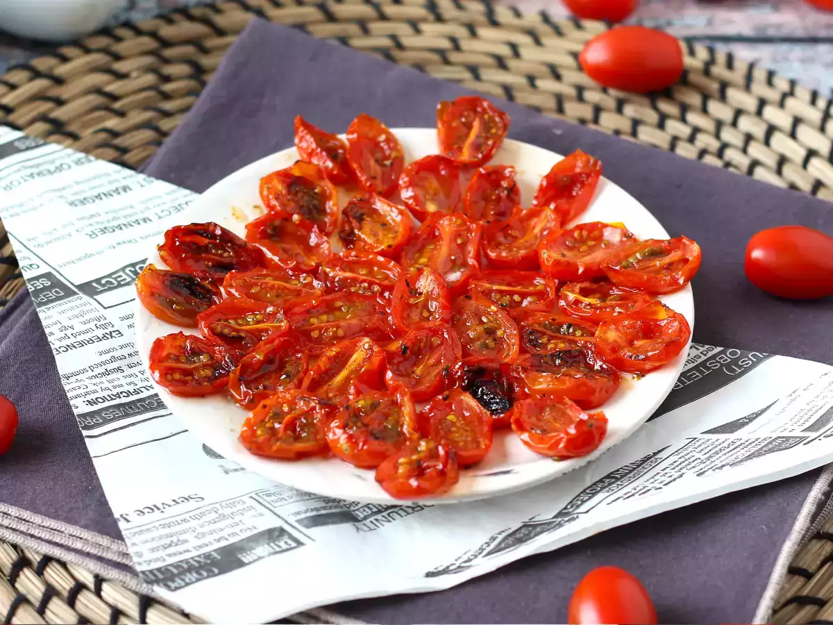 Konfitované paradajky vo fritéze - foto 2
