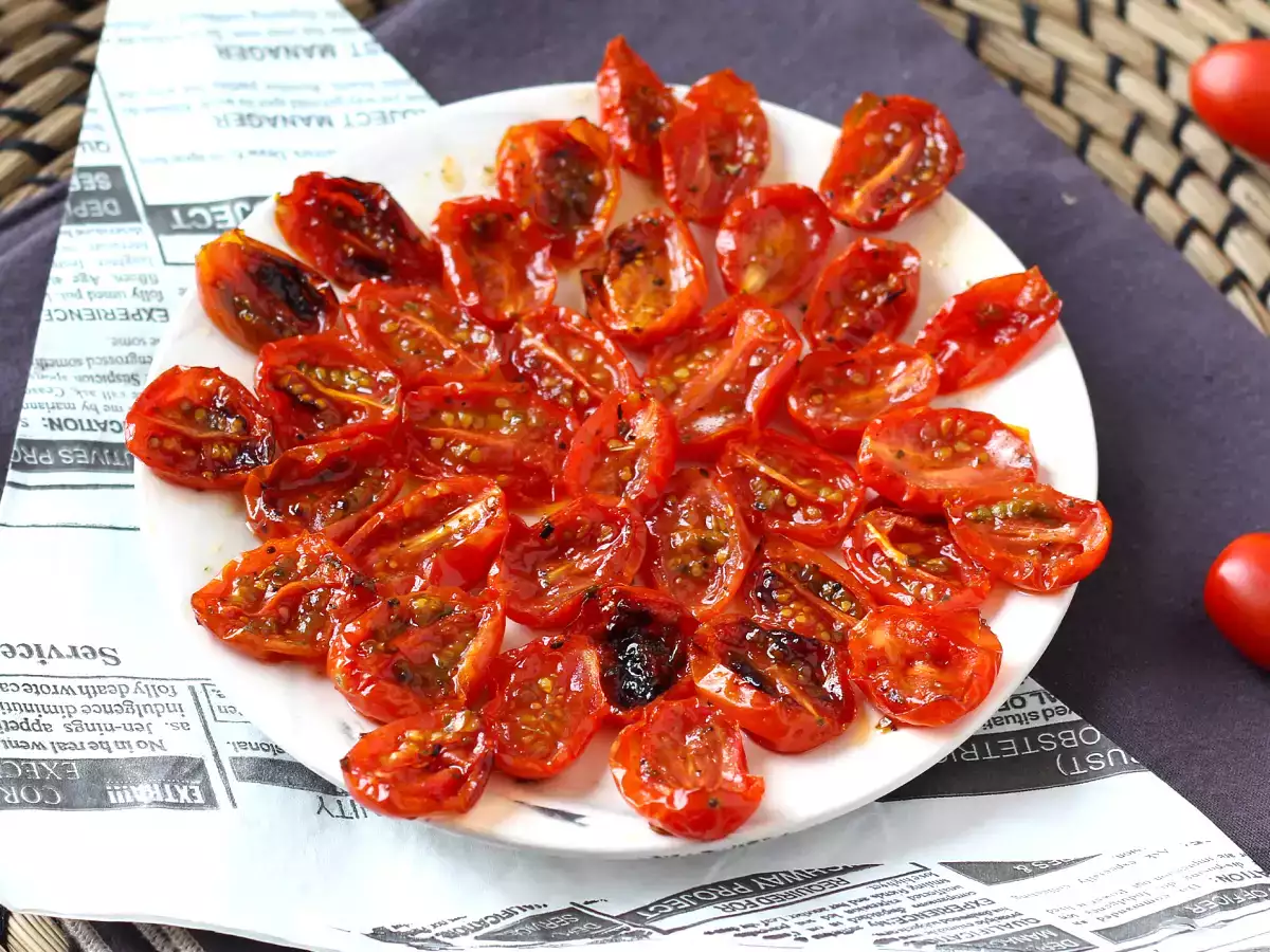 Konfitované paradajky vo fritéze - foto 3
