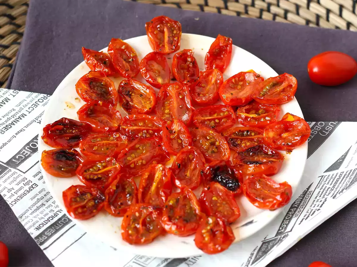 Konfitované paradajky vo fritéze - foto 4