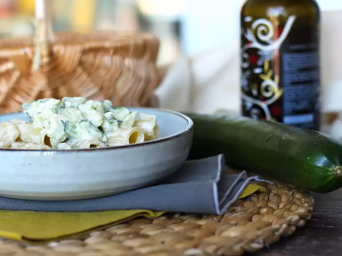 Krémové cestoviny s cuketou, chutný a veľmi rýchly recept - foto 3