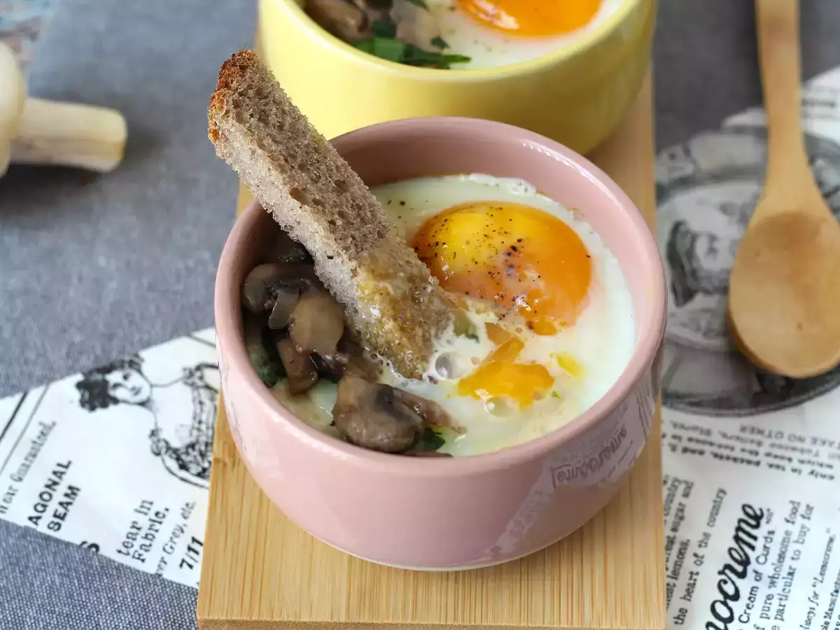 Krémové vajíčka s hubami: rýchly a veľmi príjemný recept! - foto 2