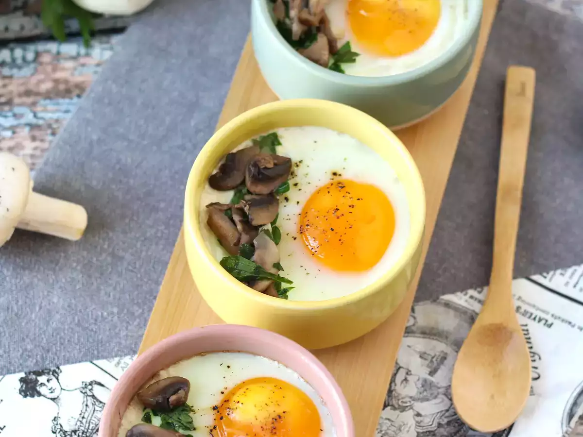 Krémové vajíčka s hubami: rýchly a veľmi príjemný recept! - foto 3