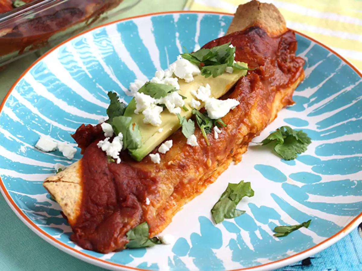 Kuracie enchiladas s chilli omáčkou - foto 2