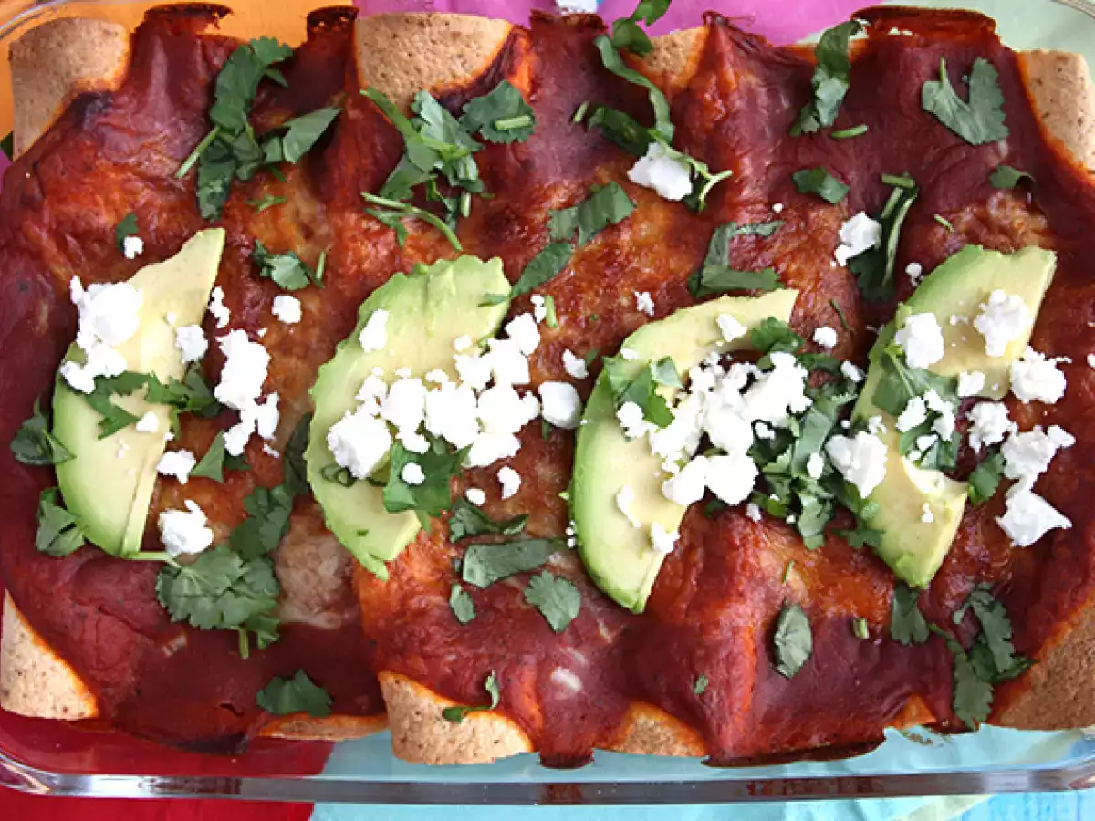 Kuracie enchiladas s chilli omáčkou - foto 3
