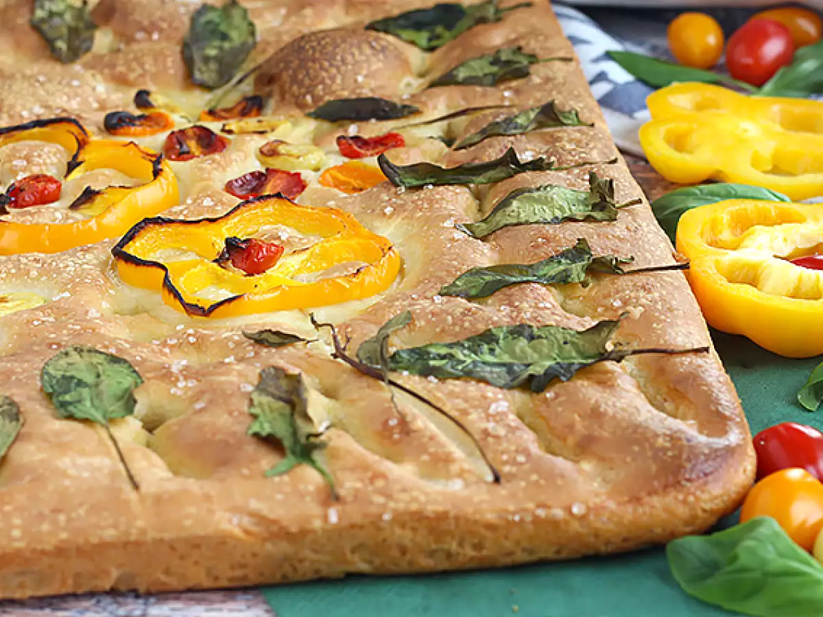 Kvety focaccia - focaccia art - foto 8