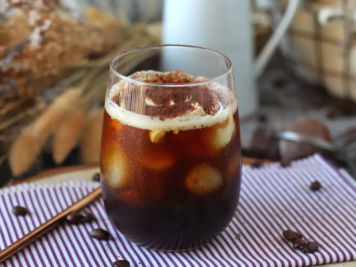 Ľadová káva s príchuťou Tiramisu