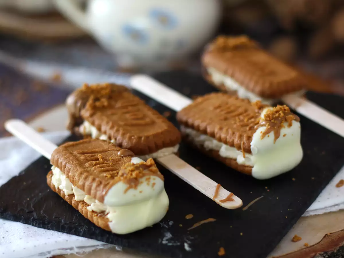 Ľadové sendviče so speculoos - foto 4