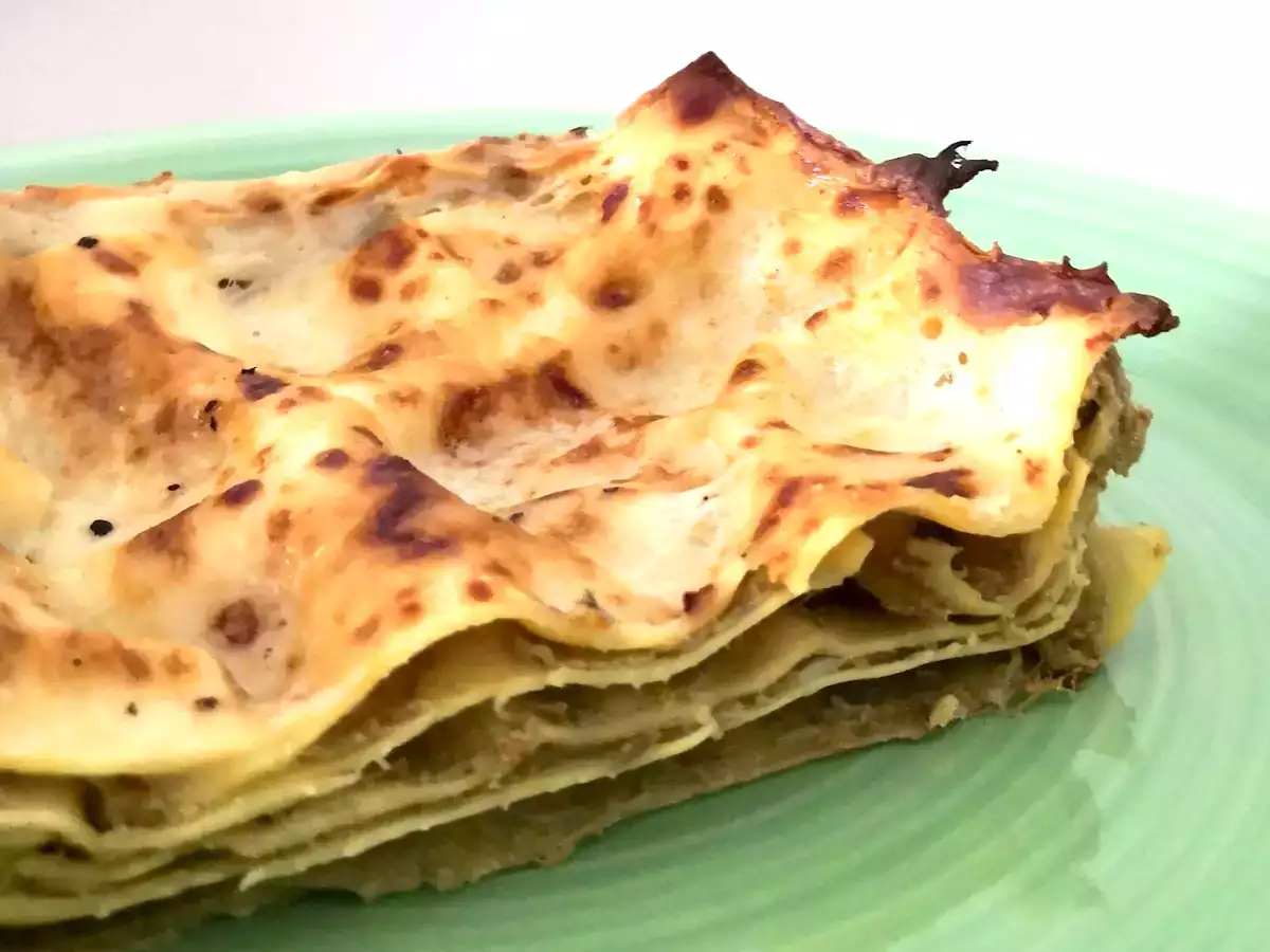 Lasagne s artičokmi a syrom ricotta