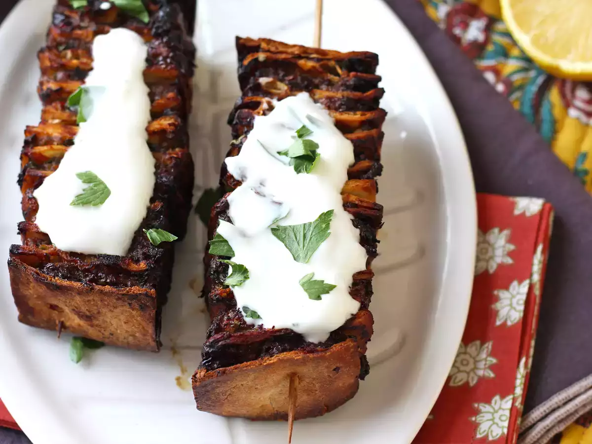 Lavash kebab špízy s tortillami, ľahko pripraviteľné vo fritéze! - foto 2