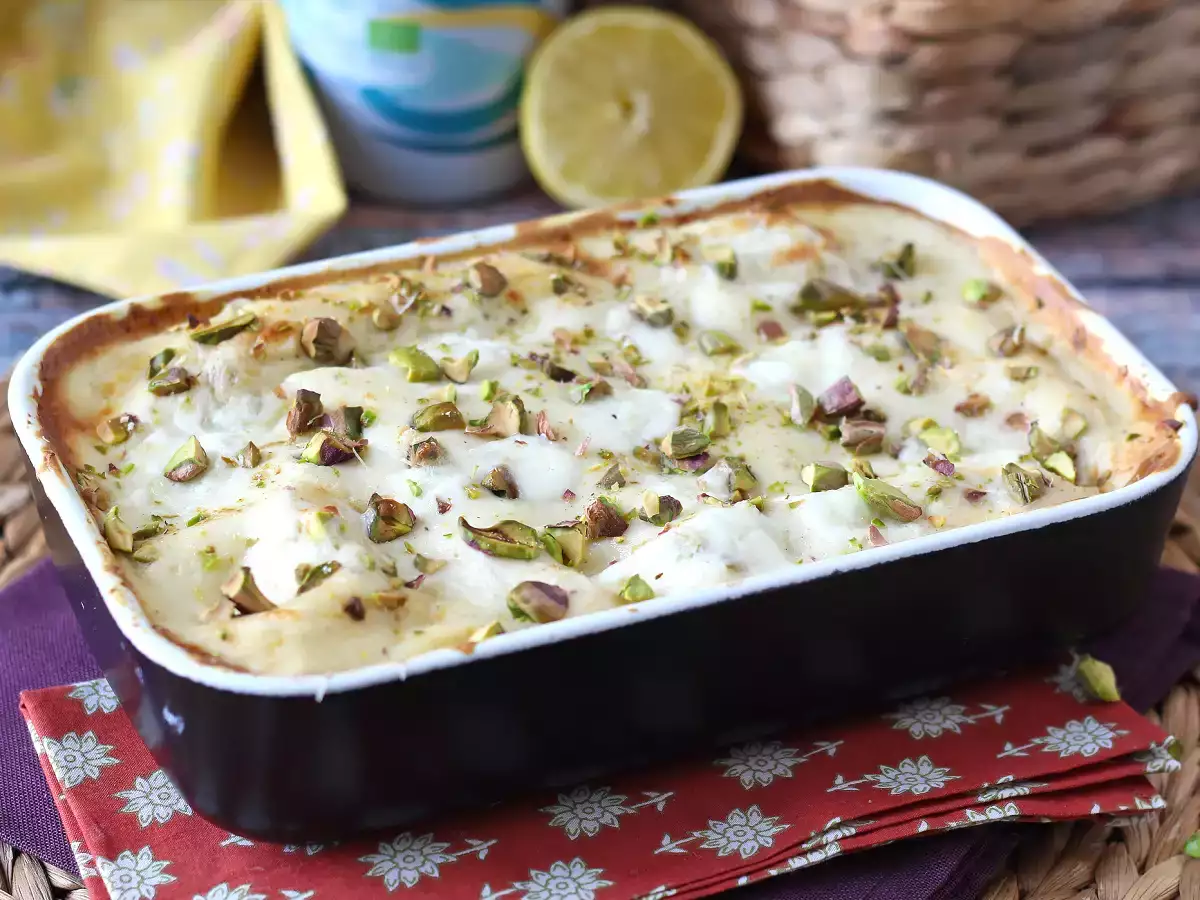 Lososové lasagne s burratou a krémovými, chrumkavými pistáciami - foto 4