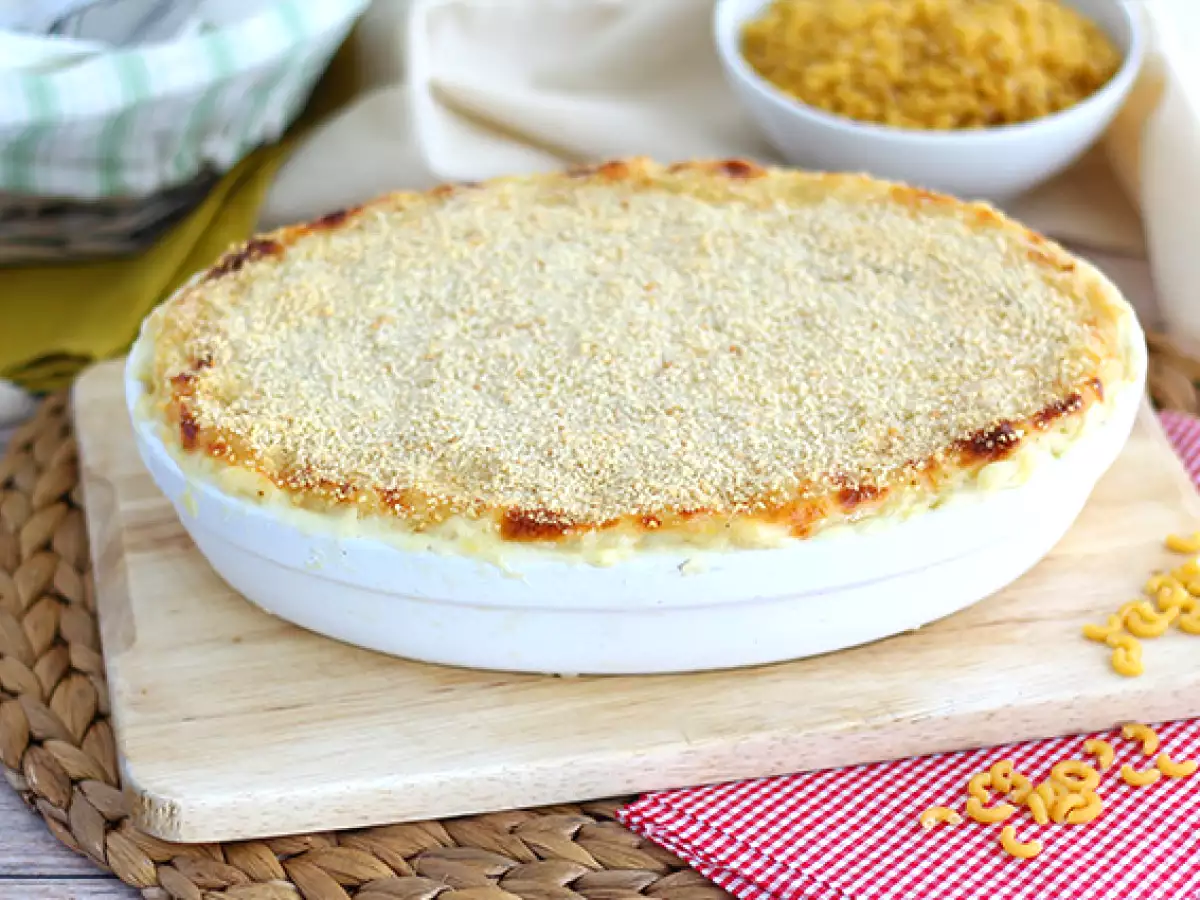Mac and cheese, americká cestovina gratin - foto 3